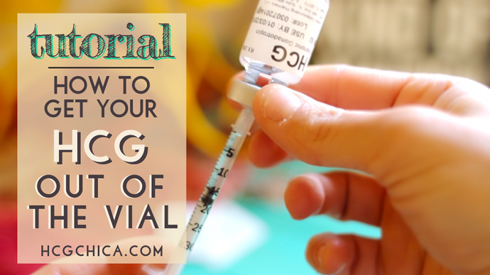 How to Get Your hCG Out of the Vial for Injections - hcgchica.com